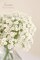 18pcs Artificial Babys Breath Gypsophila Greenery Sprays, Real Touch White Fake Flowers for Wedding Bouquets Centerpieces Floral Arrangements and Decorations
